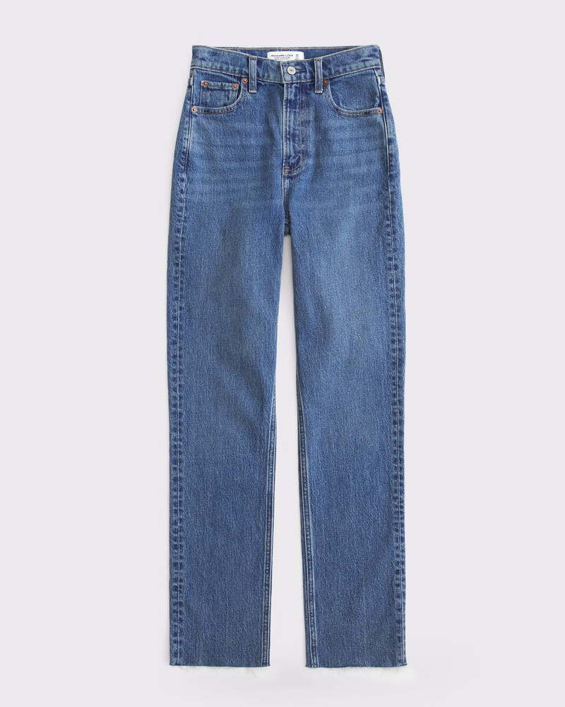 Ultra High Rise 90s Straight Jean | Abercrombie & Fitch (US)