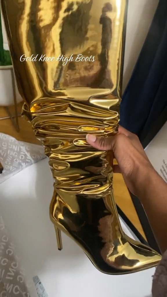 Gold Boots!! 

#LTKshoecrush #LTKGiftGuide #LTKHoliday