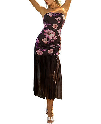 Women's Grand Entrance Floral Maxi Beach Dress | Macy's