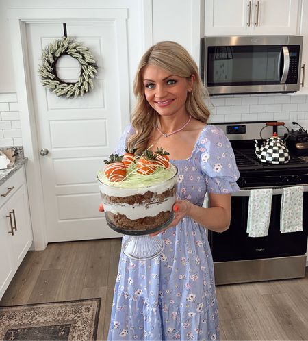 Purple - Lavender floral print maxi dress from Shein just under $18 linked for Easter & Spring! Linked my trifle dish, and other decorative items from my kitchen! 

#LTKwedding #LTKunder50 #LTKhome