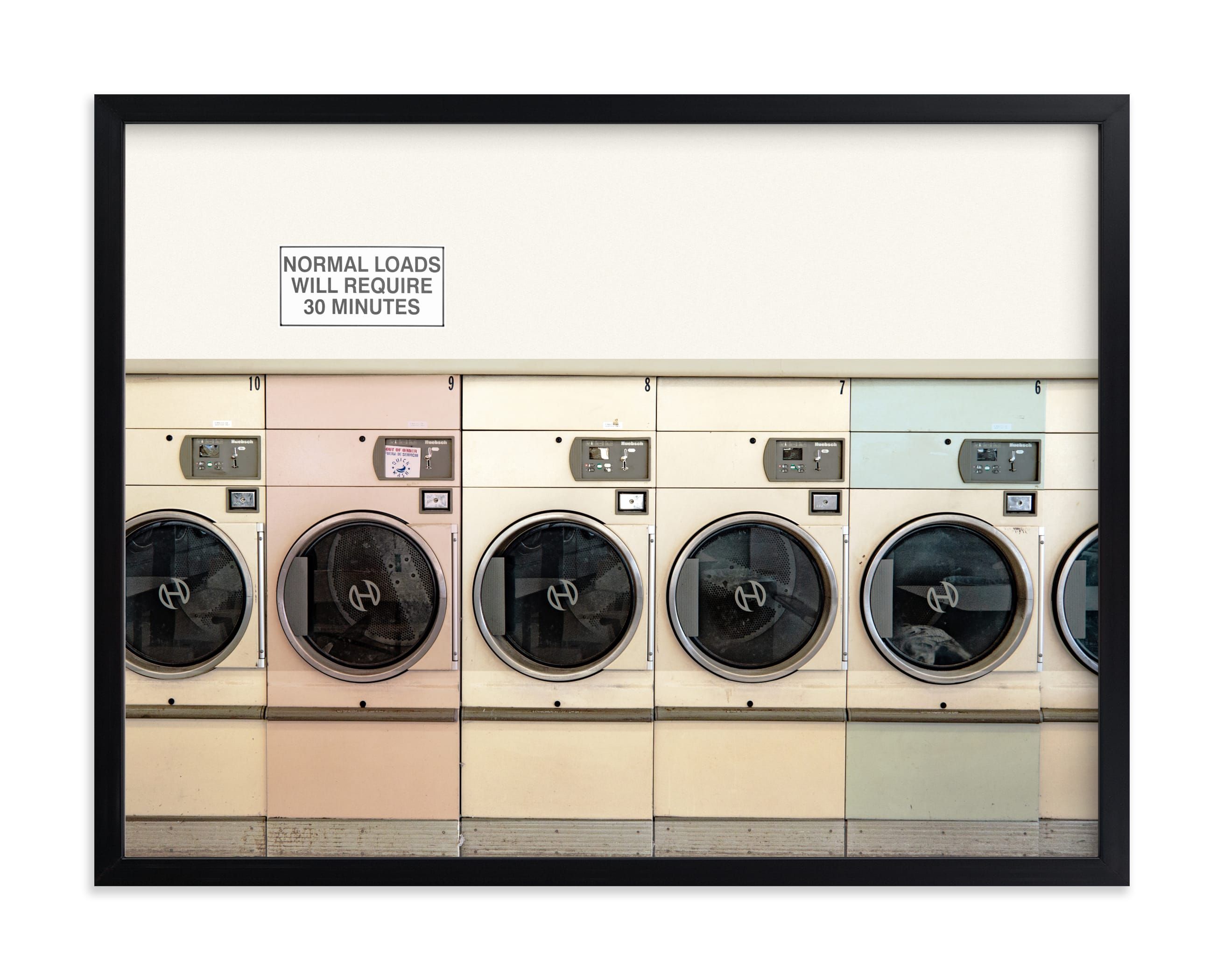 "at the laundromat" - Grownup Open Edition Non-custom Art Print by Maja Cunningham. | Minted