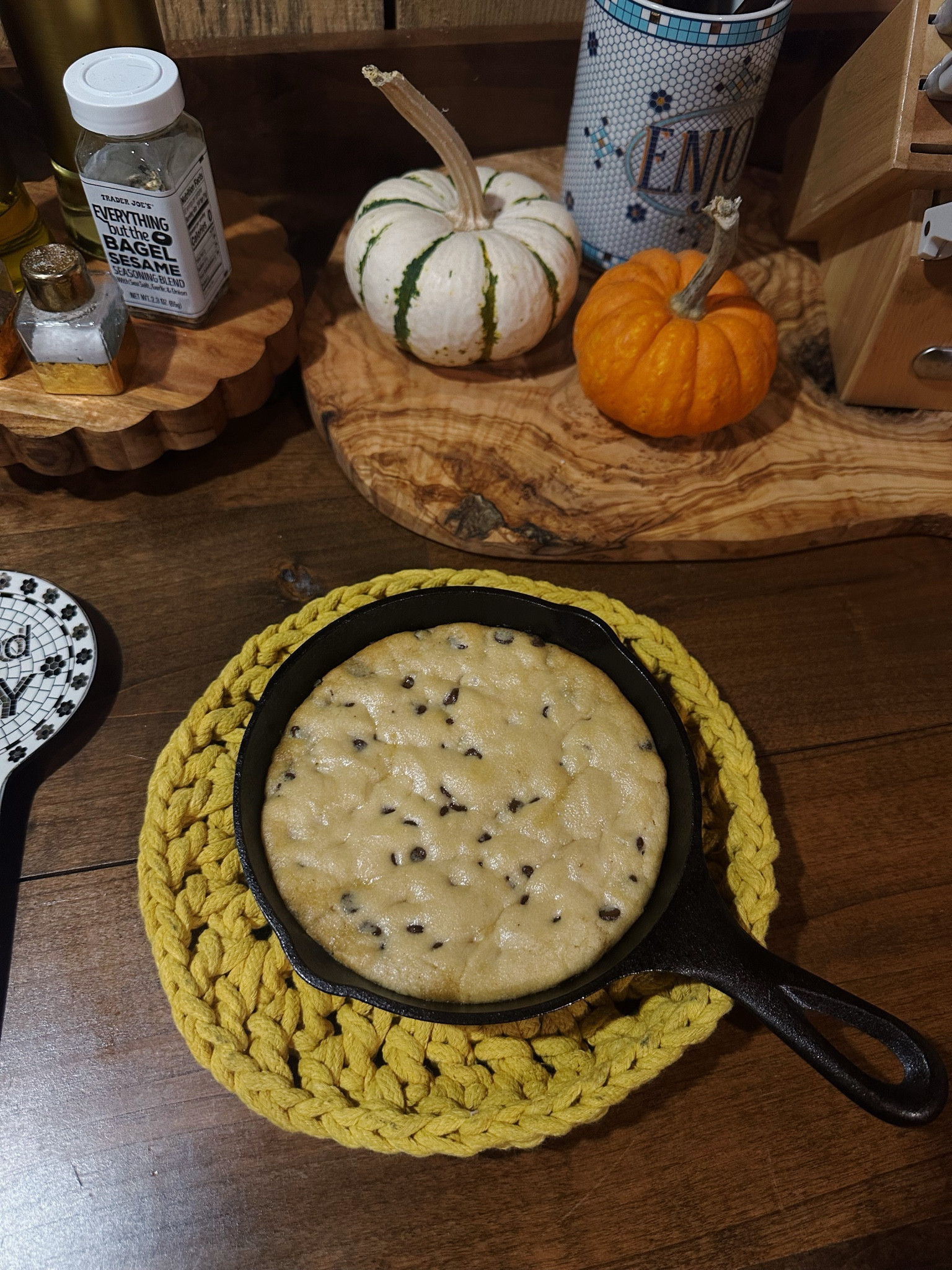 Cookie skillet for dessert !! 🤎🍪 Such a fun way to use this mini skillet! 

#LTKHome