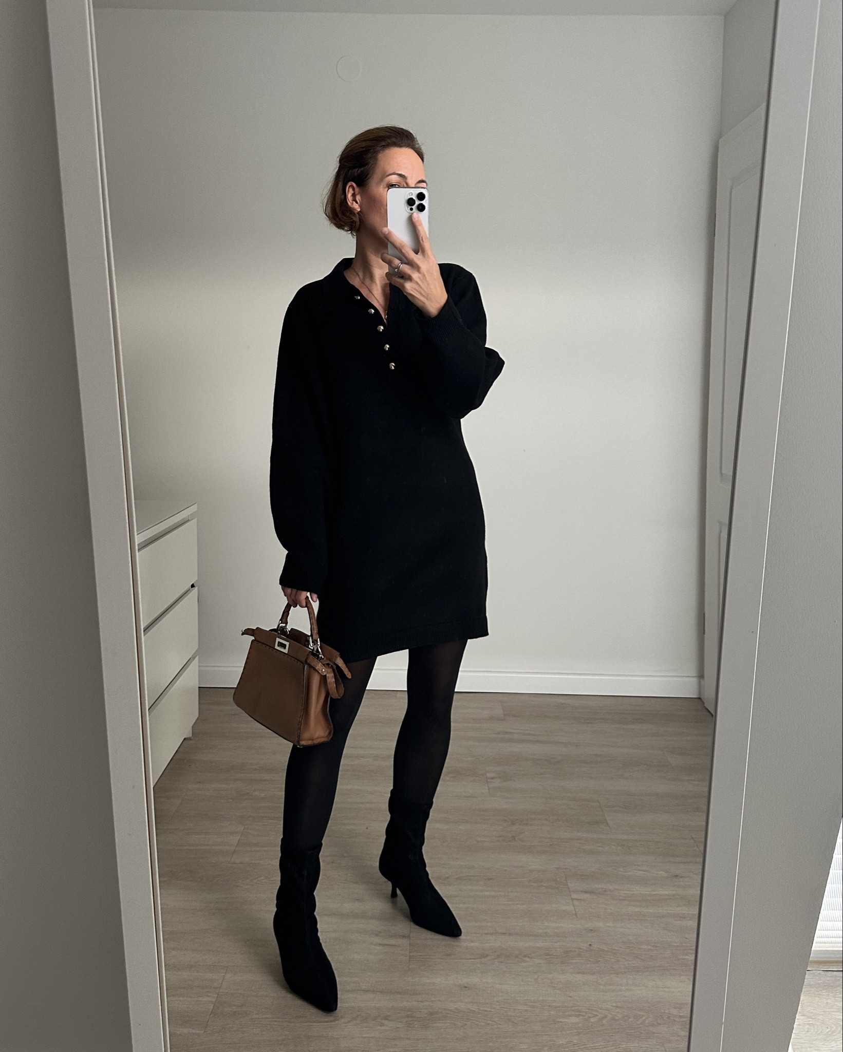 Herbst/ Winter Outfit: Strickkleid & Kitten Heel Stiefeletten

#LTKdeutschland #LTKwinter #LTKautumn