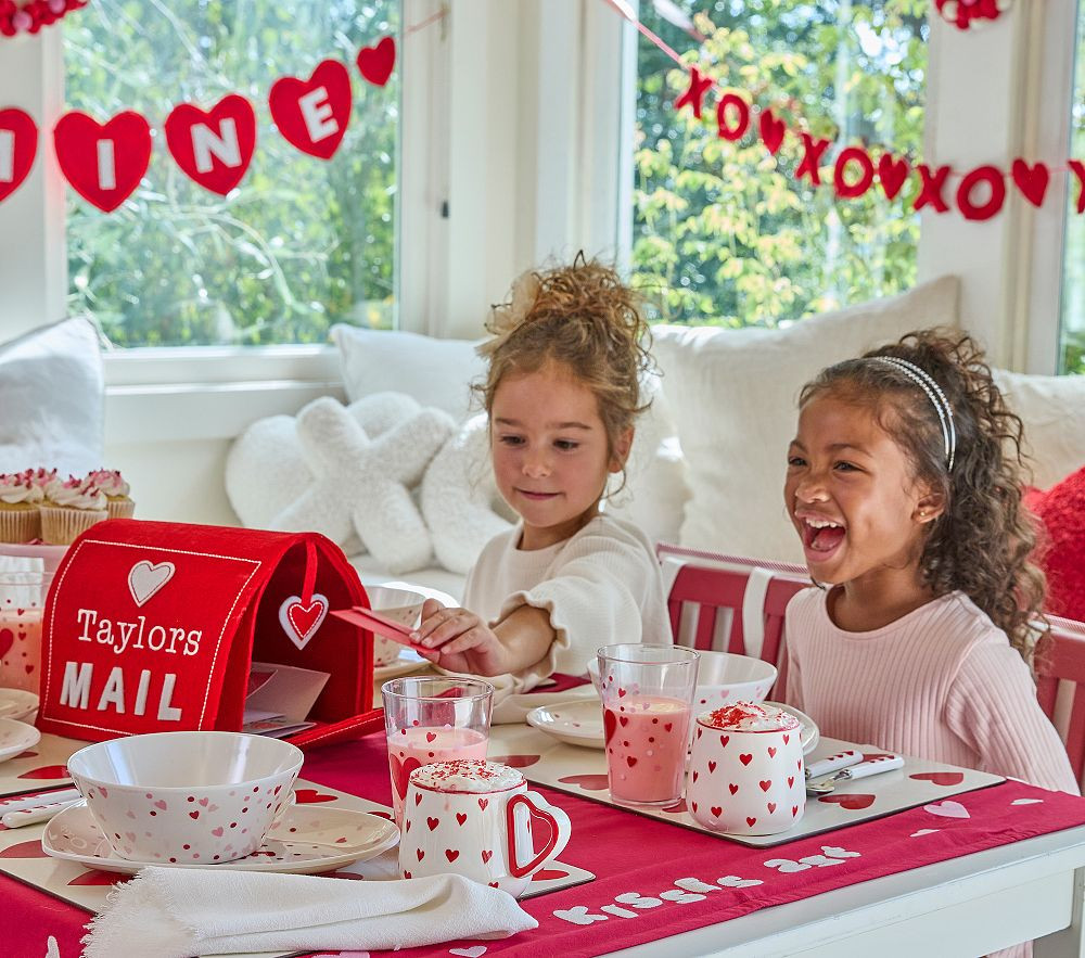 Love Bug Ceramic Hearts Kids Mug | Pottery Barn Kids