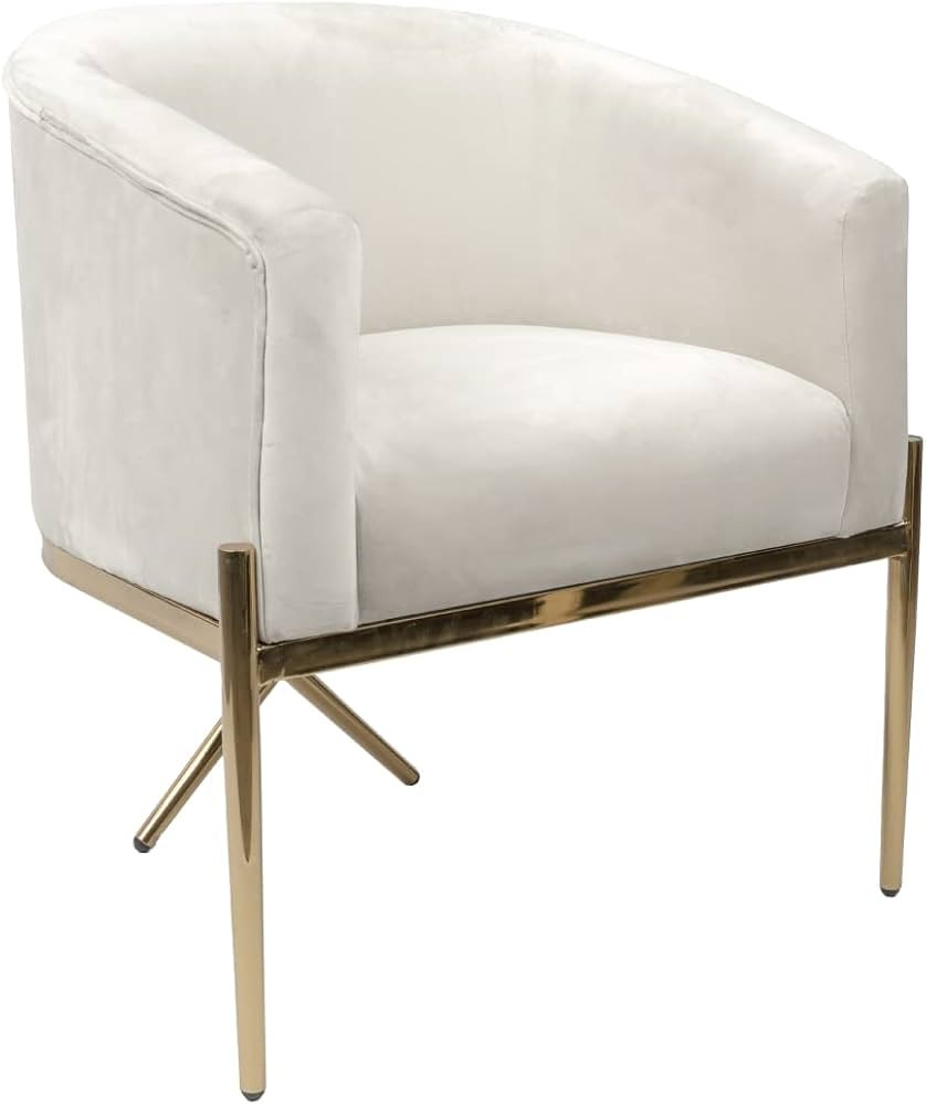 Milliard Arm Chair for Living Room and Dining Room with Upholstered Easy Clean Velvet and X Shape... | Amazon (US)