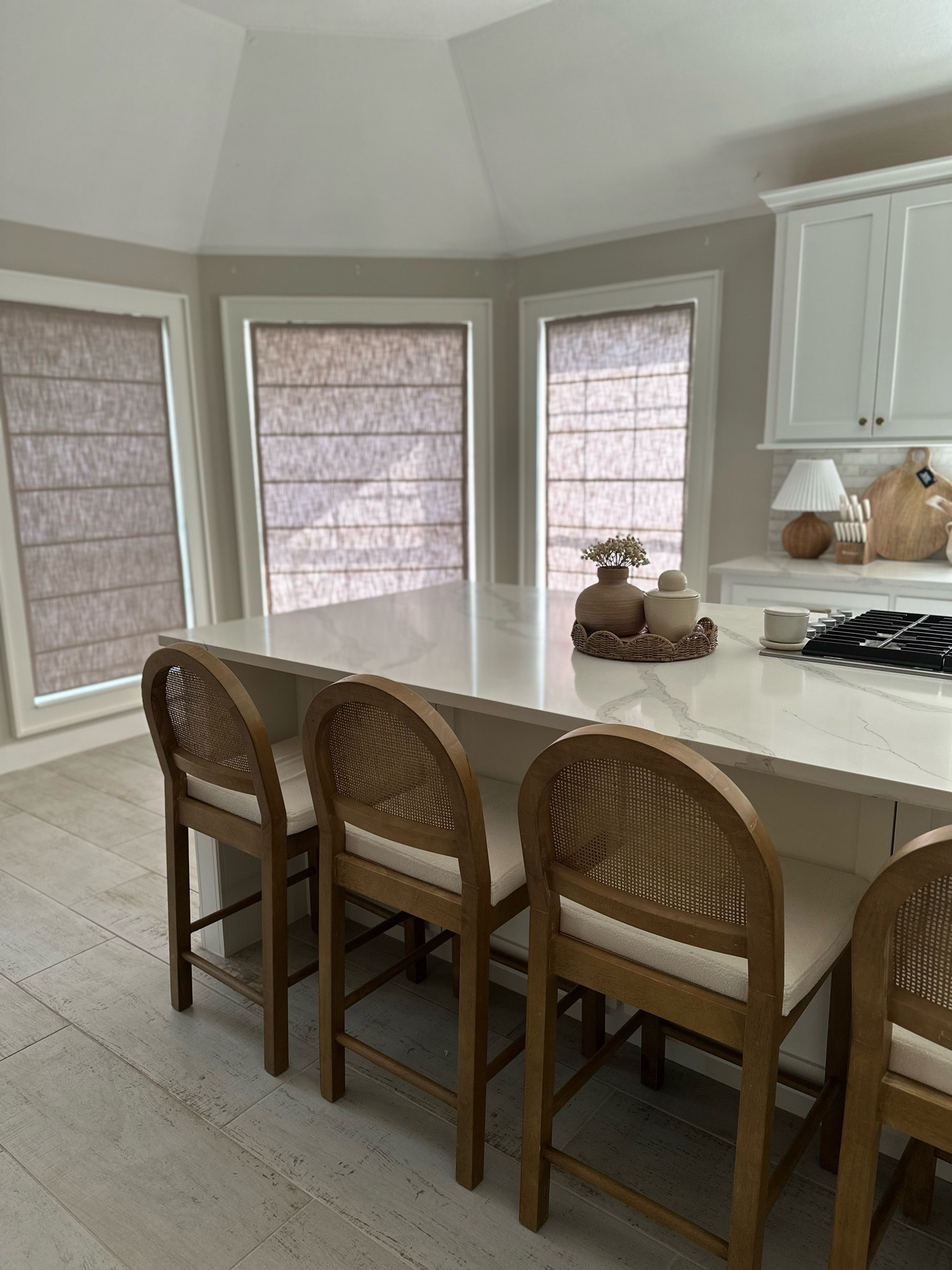 Updating my kitchen nook little by little ! 
Added these beautiful custom shades from two pages. 

#LTKSaleAlert #LTKHome #LTKFindsUnder100