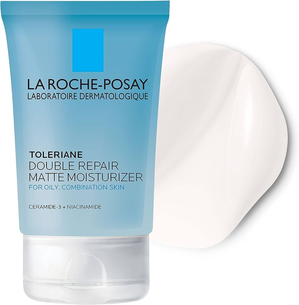 La Roche-Posay Toleriane Double Repair Matte Face Moisturizer, Daily Gel Moisturizer For Oily Ski... | Amazon (US)