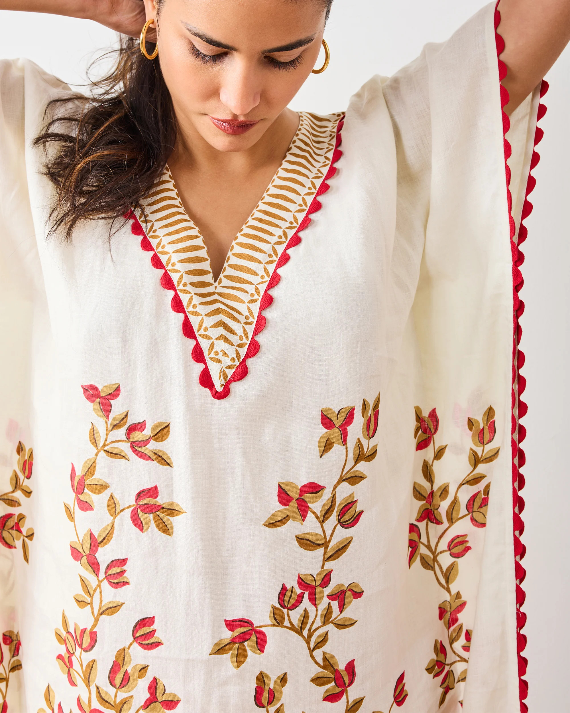 PF + Pencil & Paper Co. Petal Climber - Sunset Caftan - Ivory | Printfresh