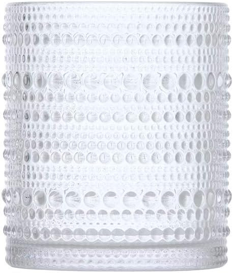 D&V By Fortessa Jupiter Double Old Fashion Glass, 10 Ounce, Set of 6 (Clear) | Amazon (US)