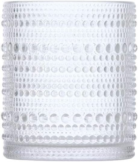 D&V By Fortessa Jupiter Double Old Fashion Glass, 10 Ounce, Set of 6 (Clear) | Amazon (US)