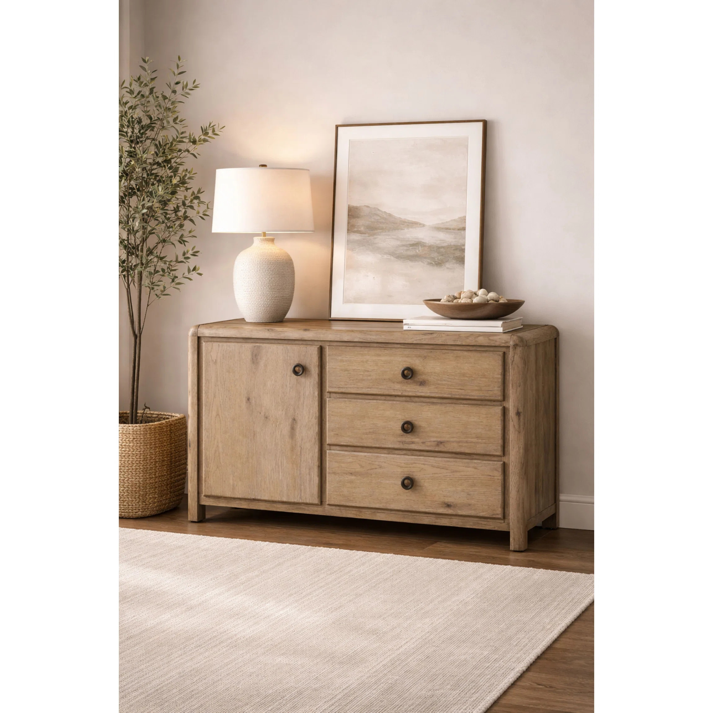 English Knotty Oak Accent Chest | Wayfair North America