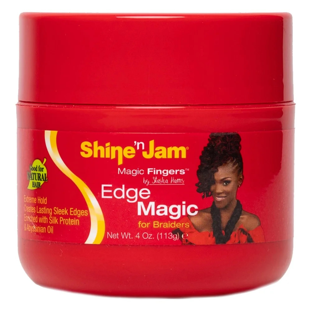 Ampro Shine N Jam Magic Fingers Edge Magic Gel, Frizz Control, 4oz | Walmart (US)