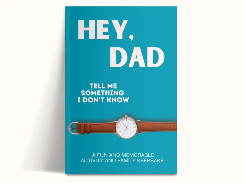 Hey, Dad! Tell Me Something I Don't Know Journal - Keepsake Journal Gift Book With Fun & Engaging... | Etsy (Global)