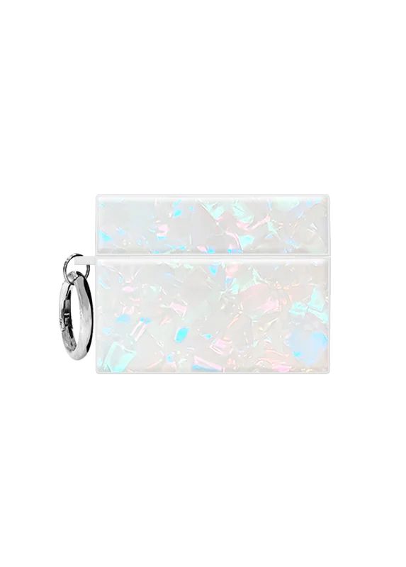 Opal Shell SQUARE AirPods Case | FLAUNT