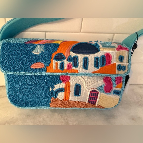 America & beyond Santorini beaded bag NWT | Poshmark