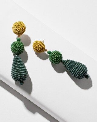 Green Seed Bead Earrings | Chico's