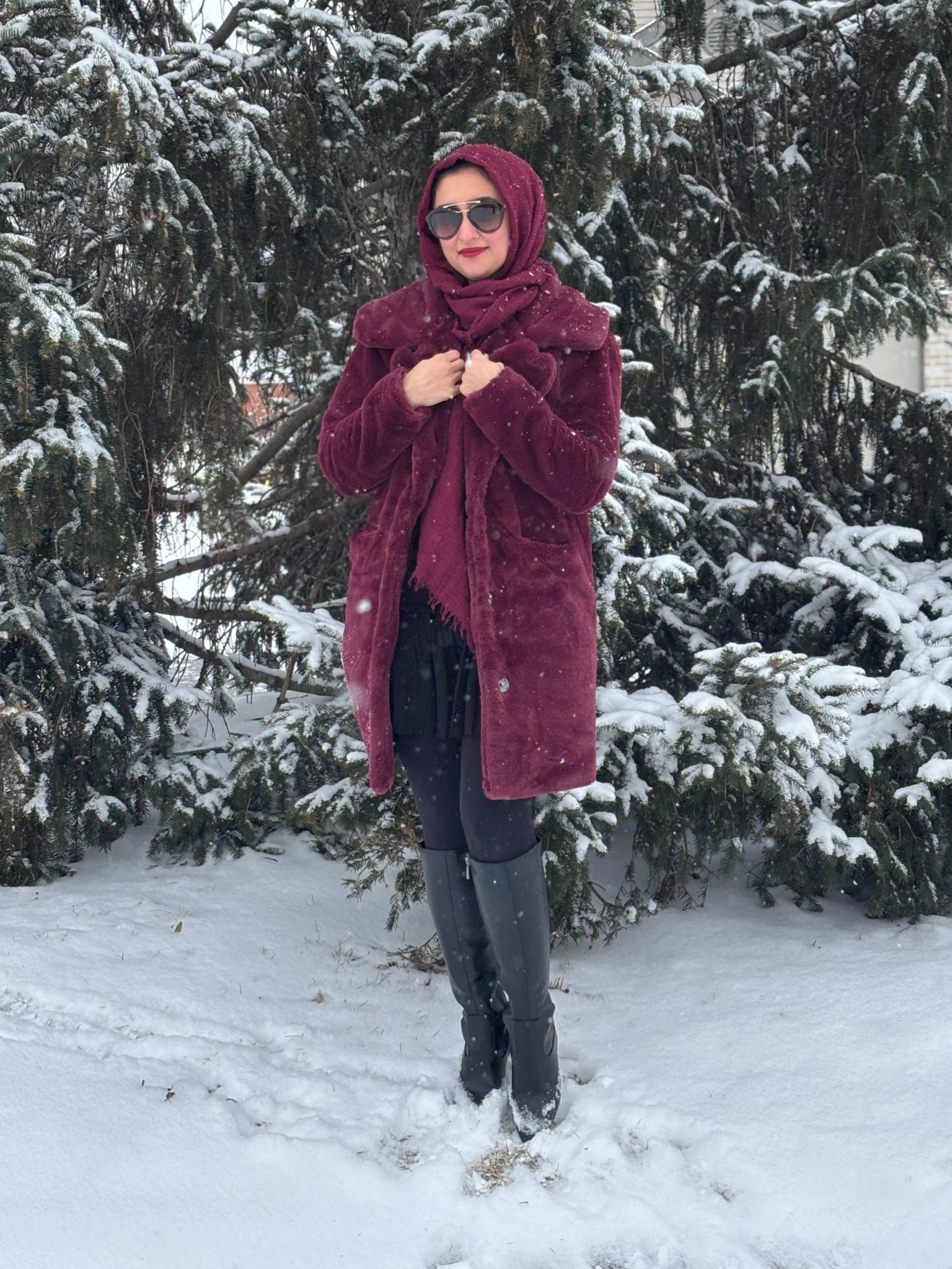 Fur coat 

#LTKOver40 #LTKSeasonal #LTKootd