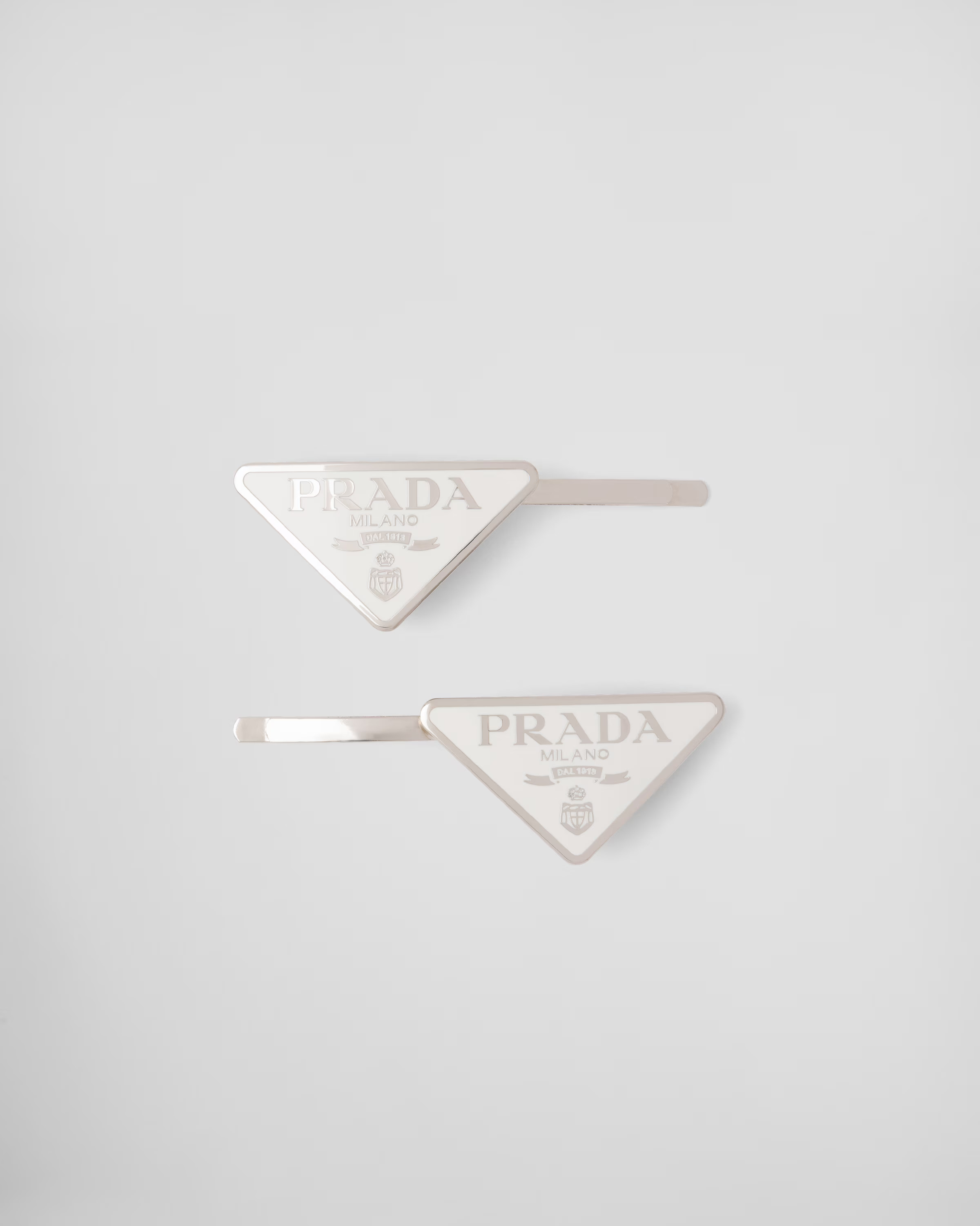Metal hair clips | Prada Spa US