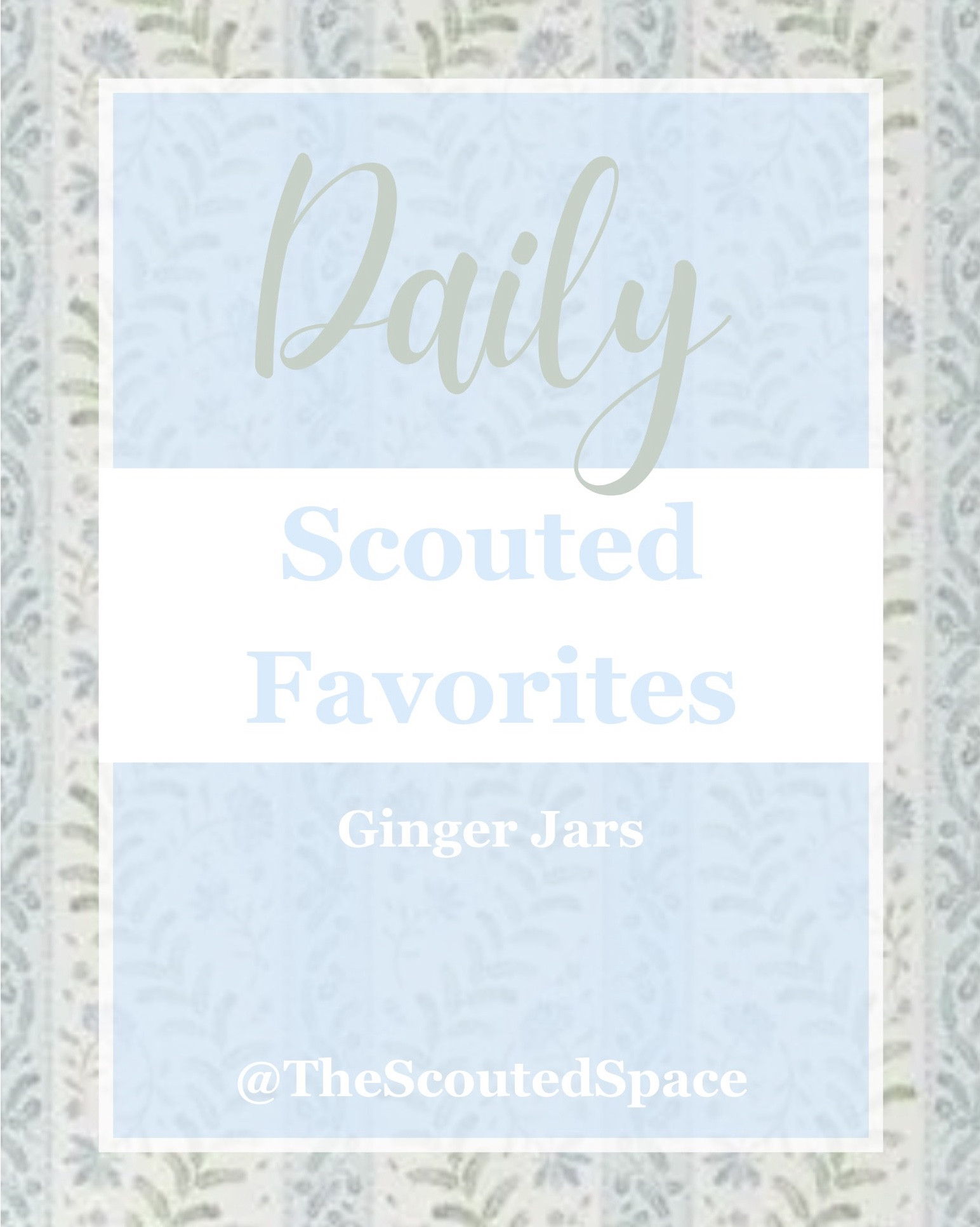 Ginger Jars!

The classic bookshelf, side table and/or console accessory!

#LTKHome #LTKStyleTip #LTKGiftGuide