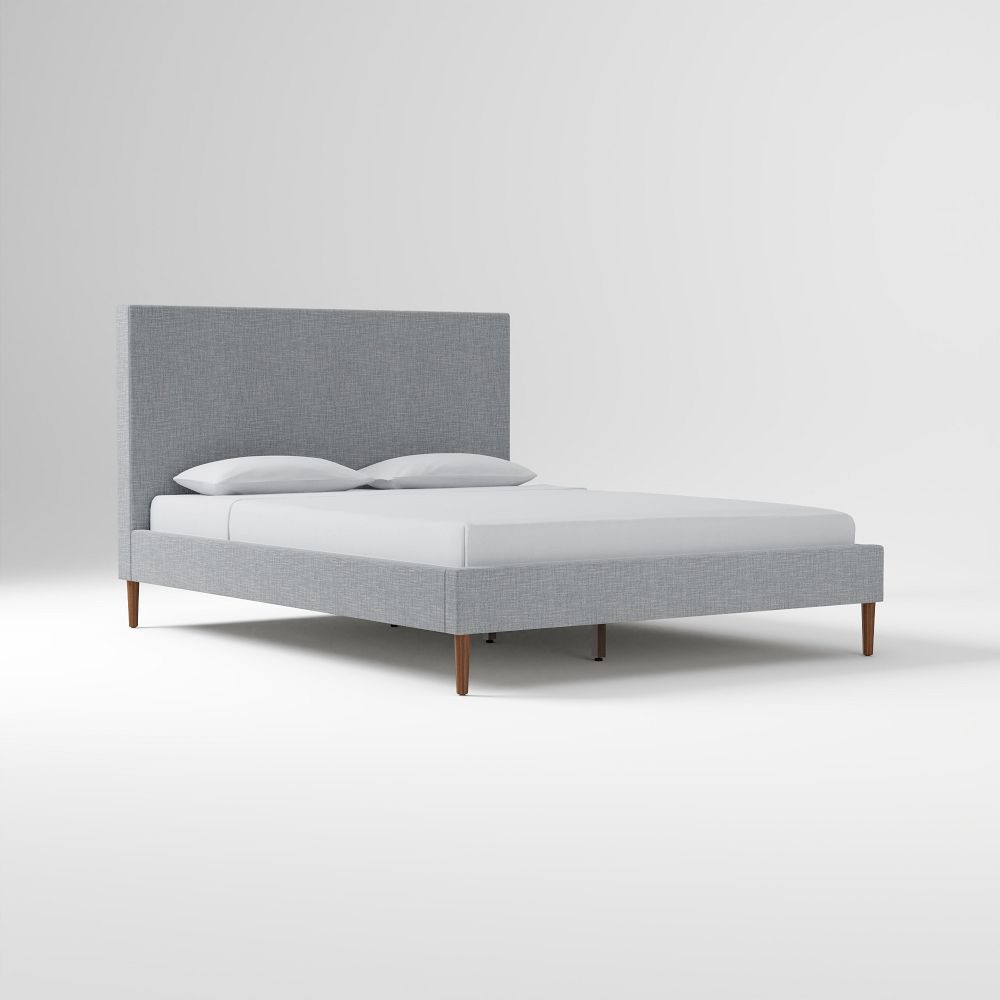 Emmett Nontufted Bed - Wood Legs | West Elm (US)