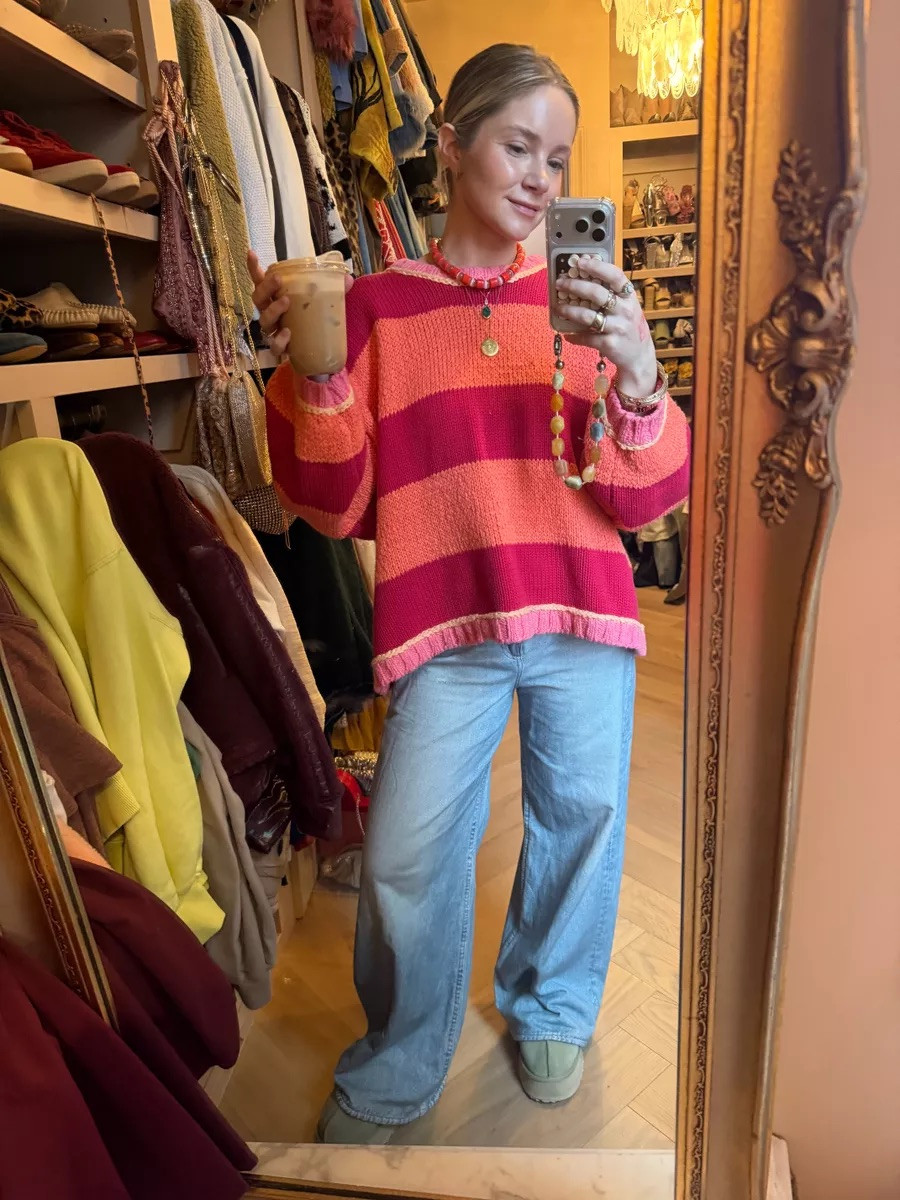 January top seller! My sweatpant jeans - literally my favorite thing in my closet right now!

#LTKootd