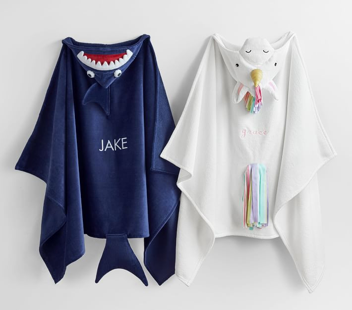Shark Kid Hooded Towel | Pottery Barn Kids