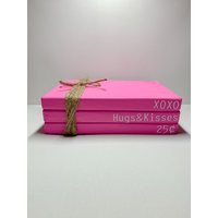 Valentine's Day Wooden Book Stack Xoxo Tiered Decor | Etsy (US)