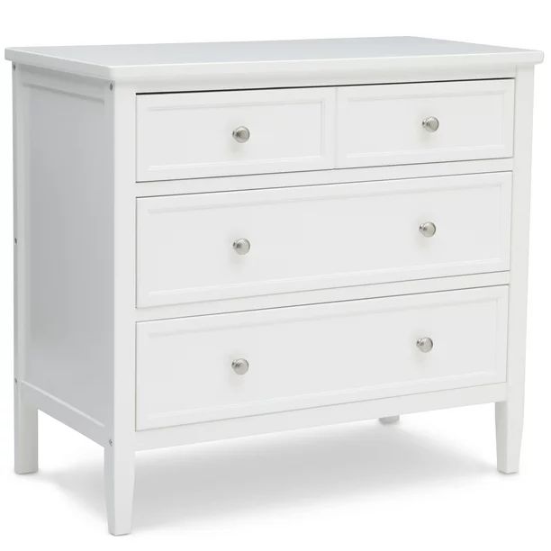 Delta Children Epic 3-Drawer Dresser, White - Walmart.com | Walmart (US)