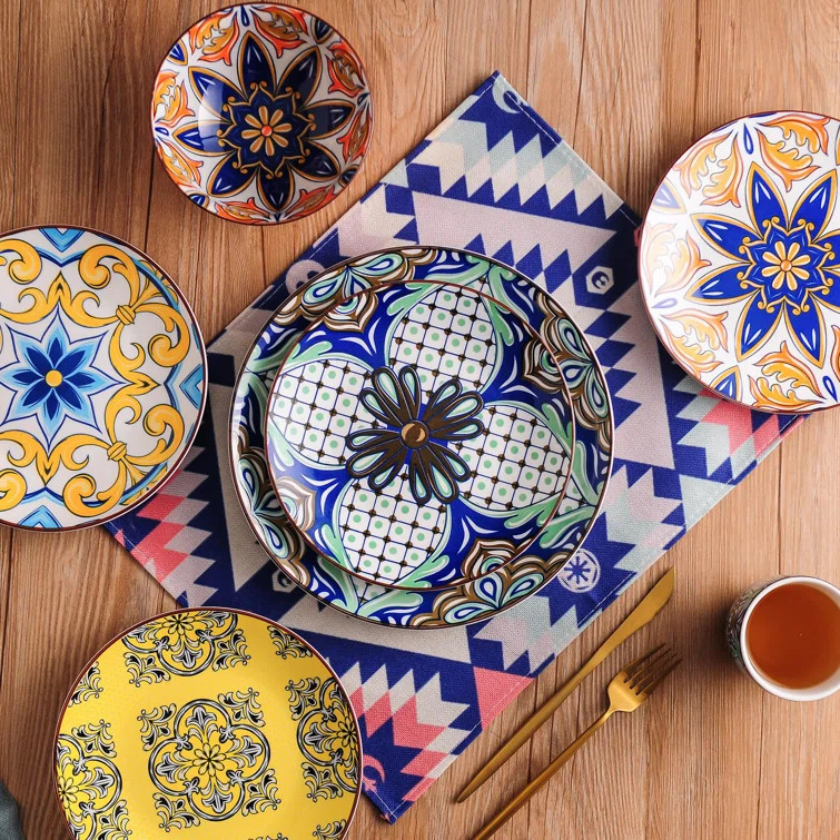 Yarrington 16 Piece Dinnerware Set, Service for 4 | Wayfair North America