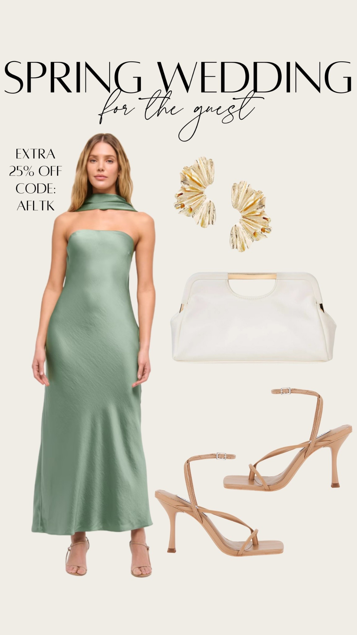 Spring wedding guest dress! Abercrombie dress on sale, use my STACKABLE 25% off code: AFLTK

#LTKSpringSale #LTKSaleAlert #LTKWedding
