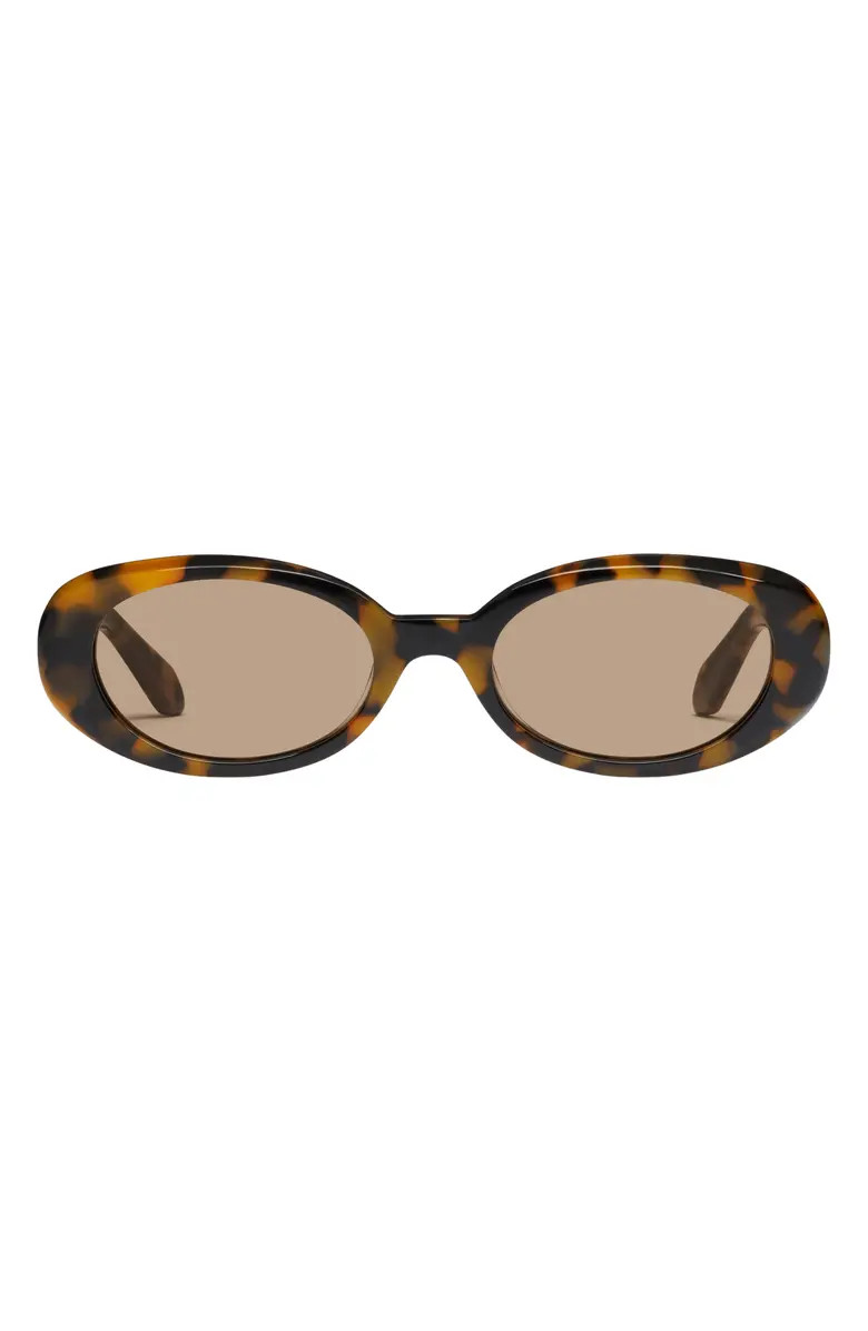 Felt Cute 52mm Gradient Small Oval Sunglasses | Nordstrom