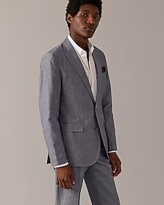 Ludlow Slim-fit unstructured suit jacket in Irish cotton-linen blend | J.Crew US