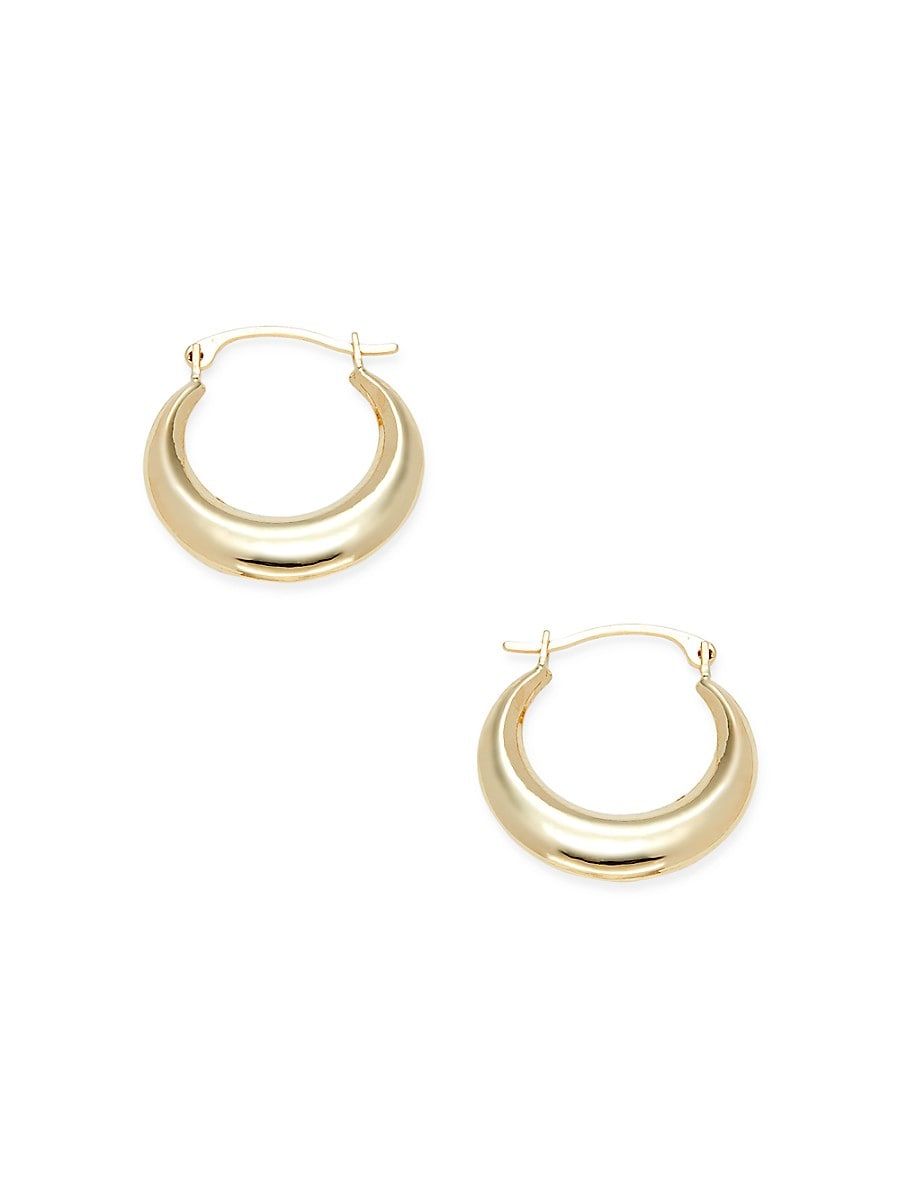 Saks Fifth Avenue Women's 14K Yellow Gold Hoop Earrings | Saks Fifth Avenue OFF 5TH