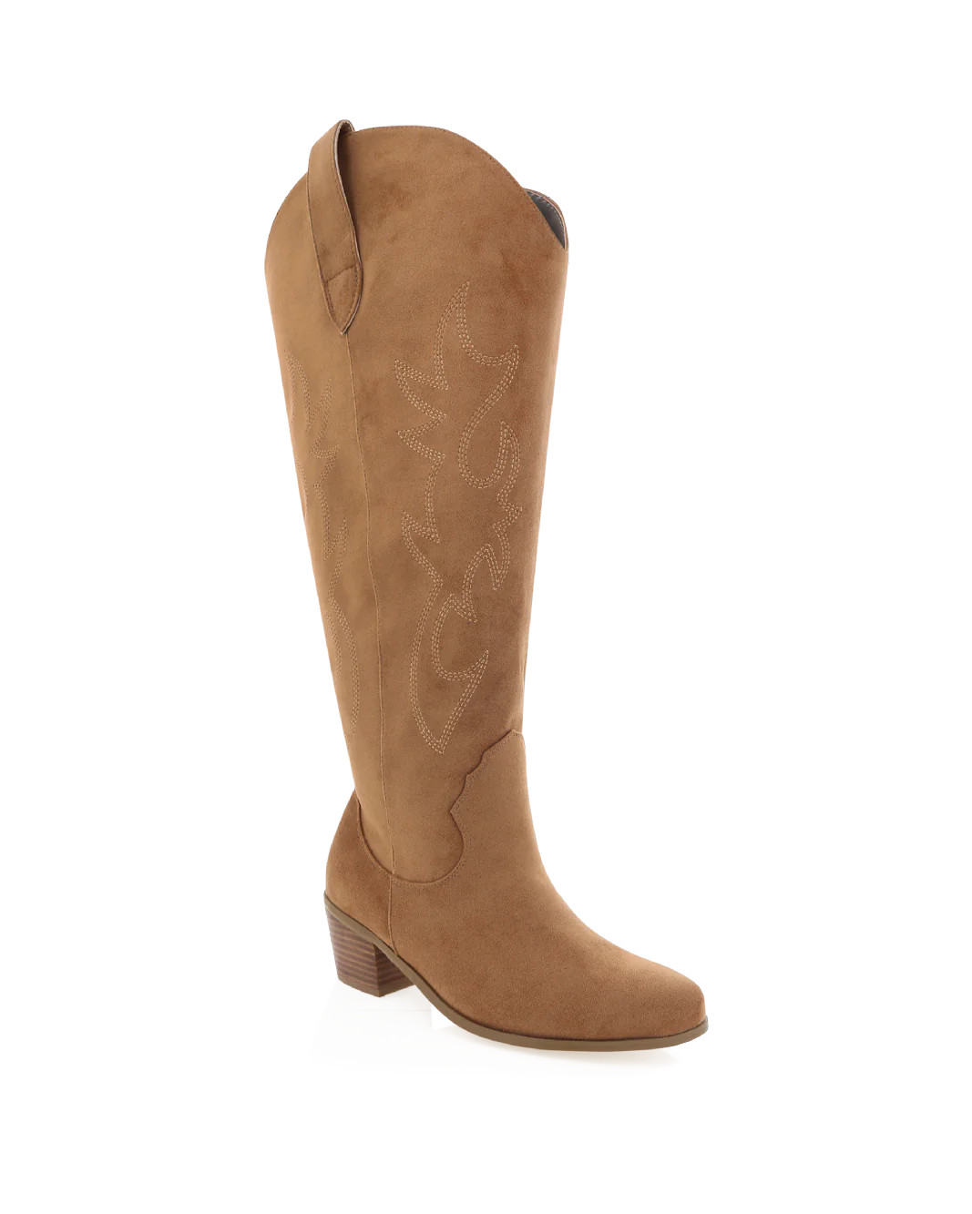 URSON EXTENDED CURVE - DARK TAN SUEDE | Billini (US)