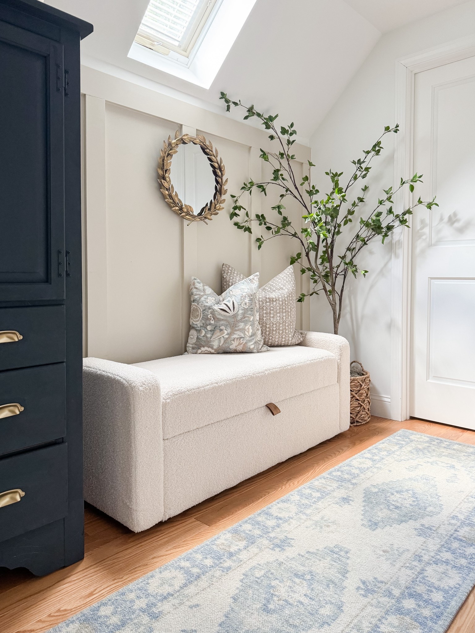 Coastal Hallway Decor

Amazon faux tree, Handwoven tote basket, blue runner rug, embroidered throw pillow, neutral throw pillow, cream storage bench, home decor, home styling, coastal home decor, sherricalnanhome

#LTKStyleTip #LTKFindsUnder100 #LTKHome