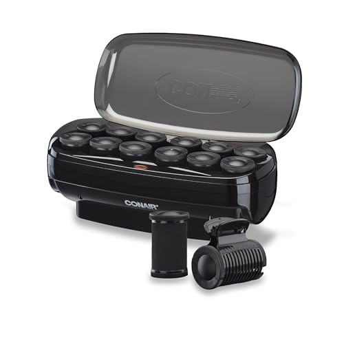 Conair Hot Rollers Hair Curlers for Long, Medium and All Hair | Heated Rollers with Hair Roller Clips Included | 1 1/2-inch Rollers | Amazon Exclusive | Amazon (US)