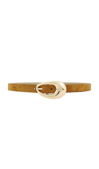 Molten Belt in Camel Suede & Gold | Revolve Clothing (Global)