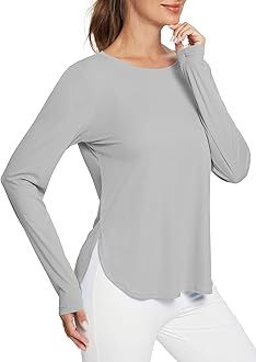 BALEAF Women's Long Sleeve Shirts UPF50+ Sun Protection Quick Dry Hiking Fishing | Amazon (CA)