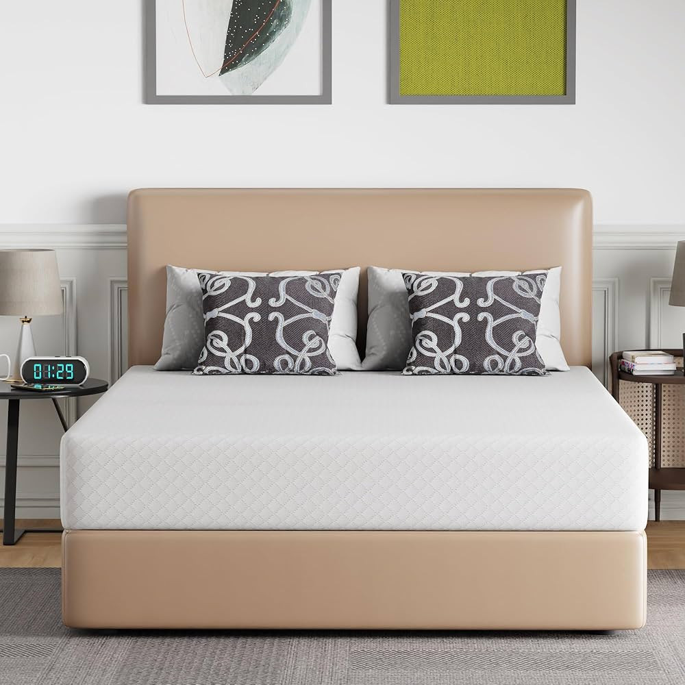 6/8/10/12 inch Gel Memory Foam Mattress for Cool Sleep & Pressure Relief, Medium Firm Mattresses ... | Amazon (US)