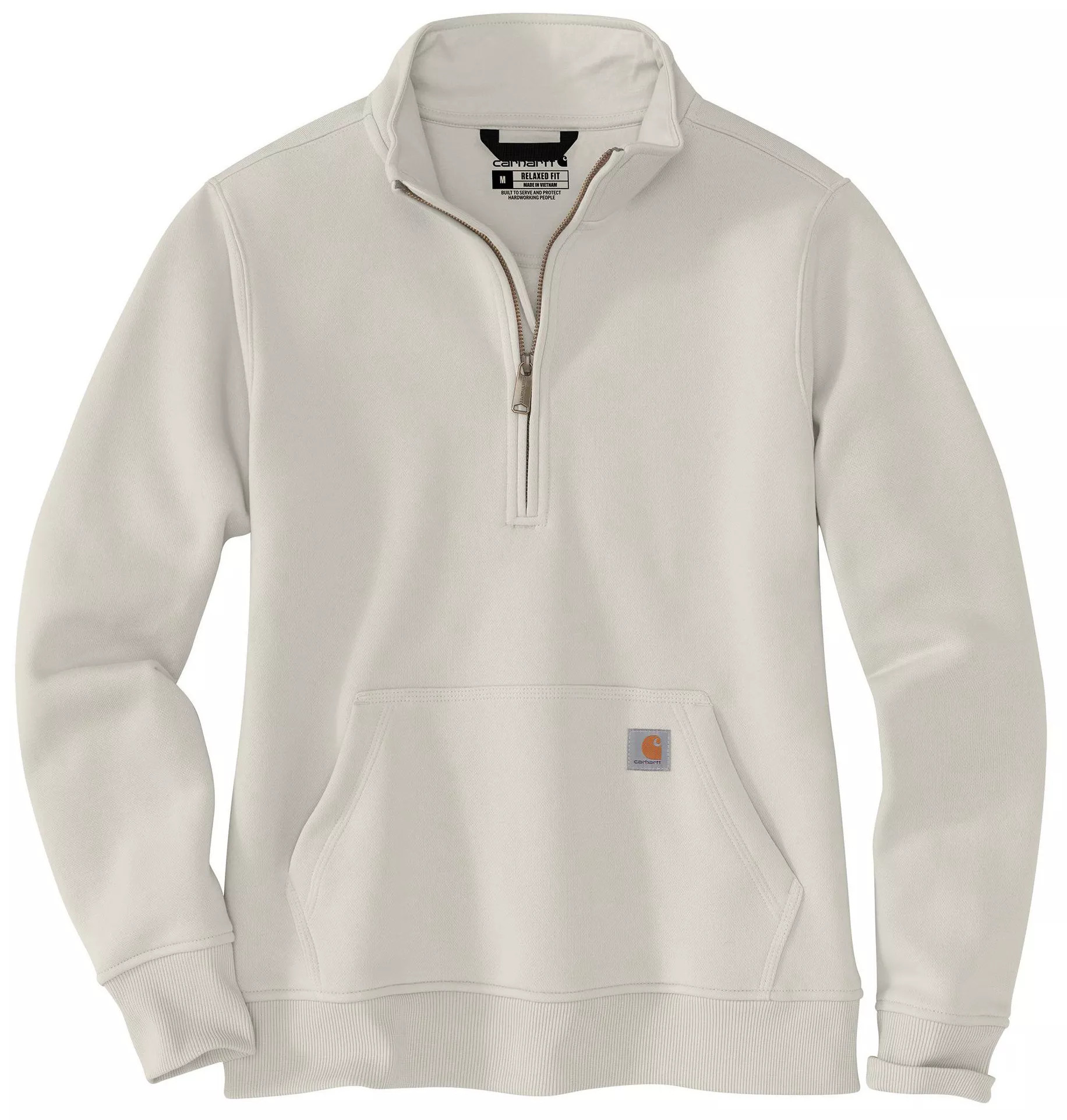 Carhartt Women's Relaxed Fit 1/4 Zip Sweatshirt, 2X, Malt | DICK'S Sporting Goods