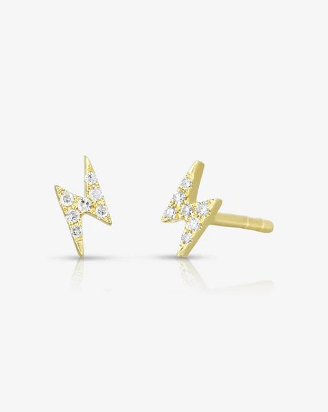 Mini Lightning Bolt Studs | Ring Concierge