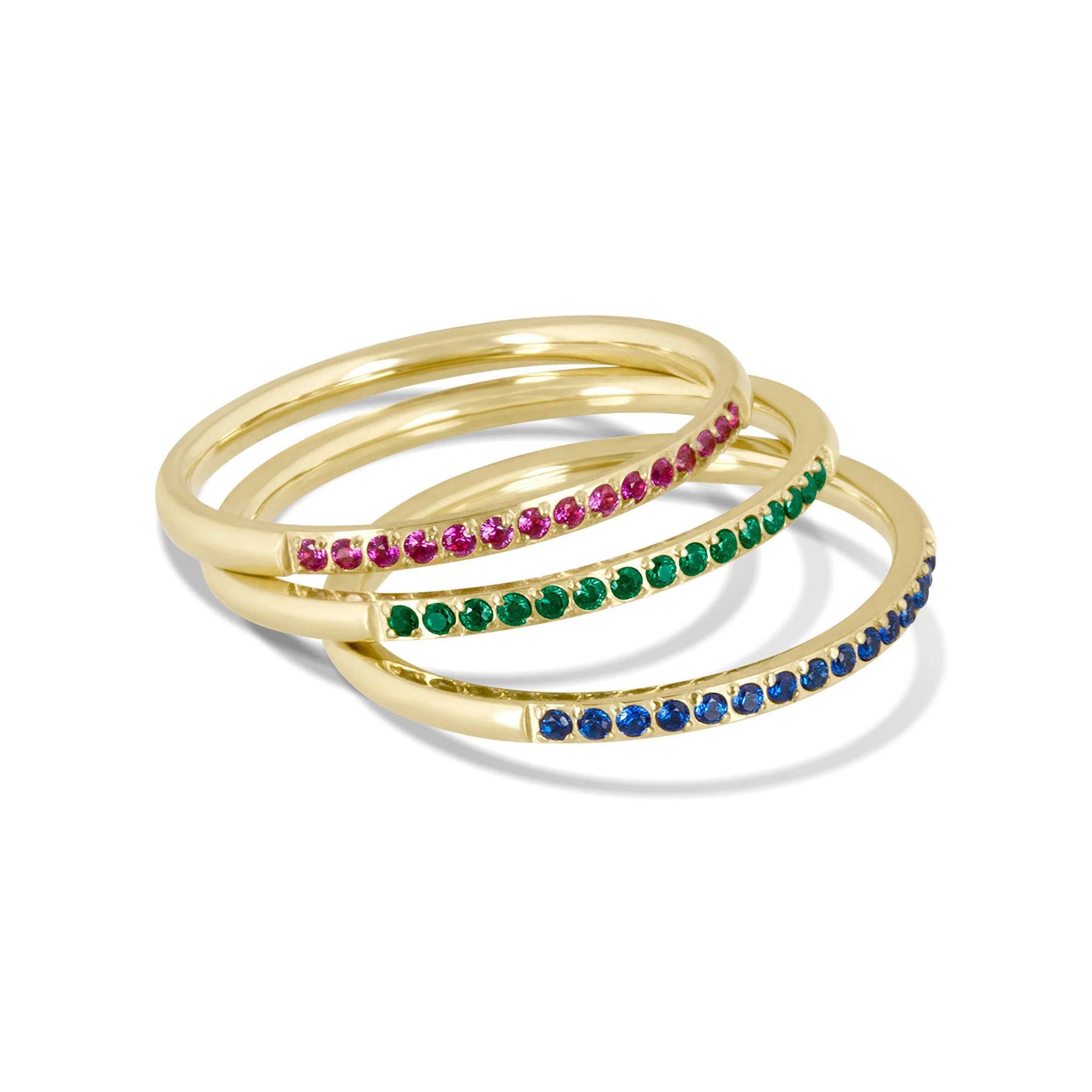 Rock Candy Ring Set of 3 | Electric Picks Jewelry