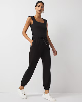 Satin Trim Jogger | White House Black Market