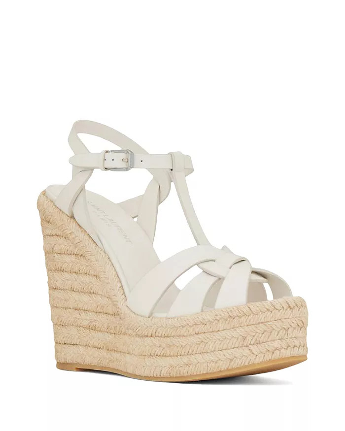 Tribute Espadrilles Wedge in Smooth Leather | Bloomingdale's (US)