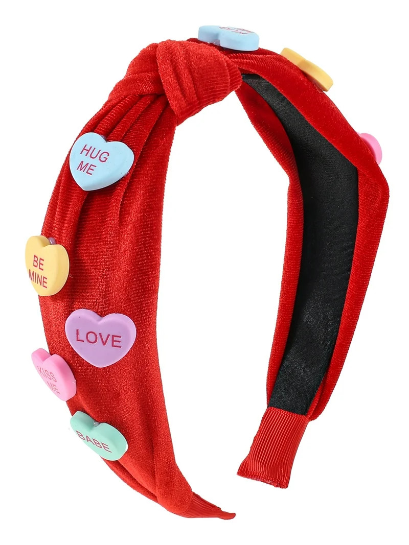 Way to Celebrate Valentine's Day Candy Heart Headband, 1 Piece | Walmart (US)