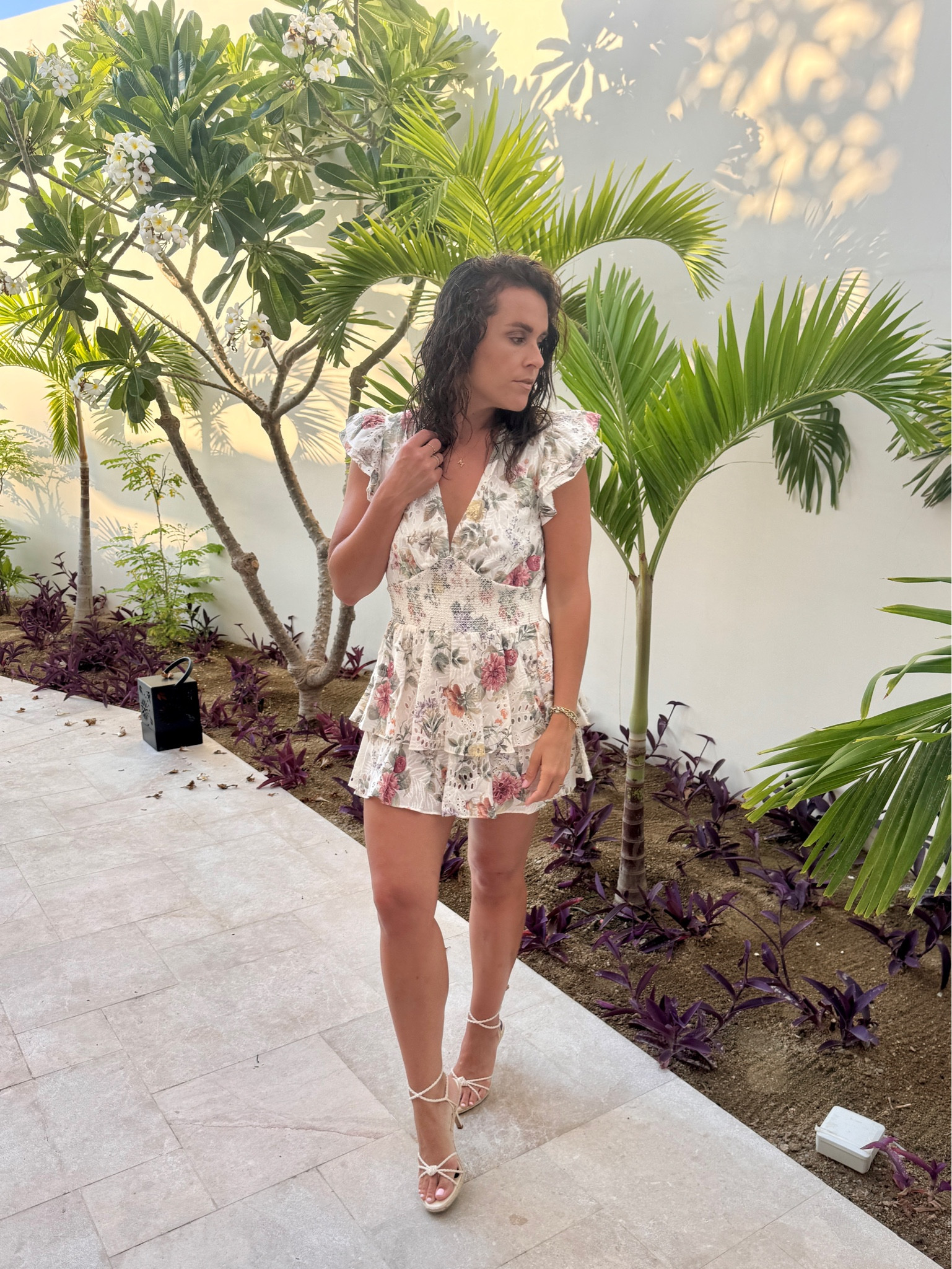 Summer florals. This is actually a romper or a dress with shorts under it. Regardless, I love it! So much easier to wear  

#LTKSeasonal #LTKSummerEdit #LTKWedding