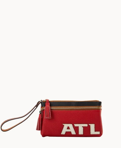 NFL Falcons Double Zip Wristlet | ILoveDooney