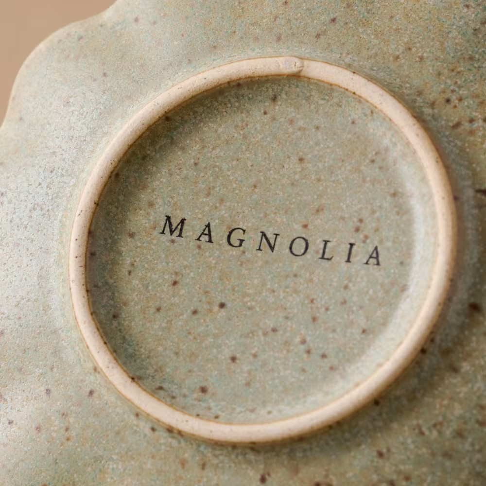 Scalloped Edge Stoneware Coaster Set | Magnolia