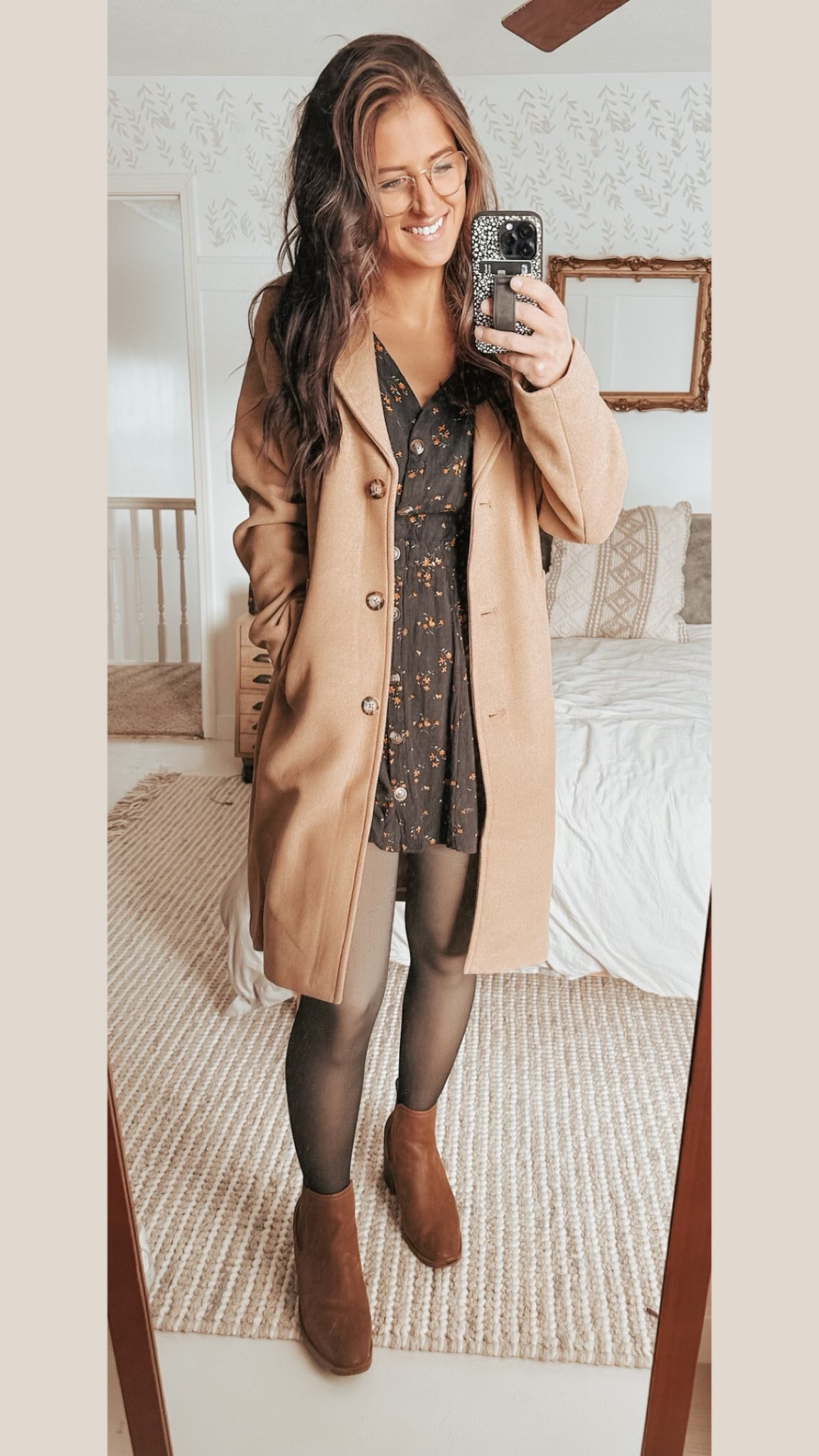 Perfect winter church outfit! So stoked to no longer sacrifice fashion for winter practicality. 

Dress is old and I don’t have a link. Tights are faux translucent and so so warm for frigid winters from Amazon. Boots are also Amazon. 

#LTKfit #LTKSeasonal #LTKHoliday