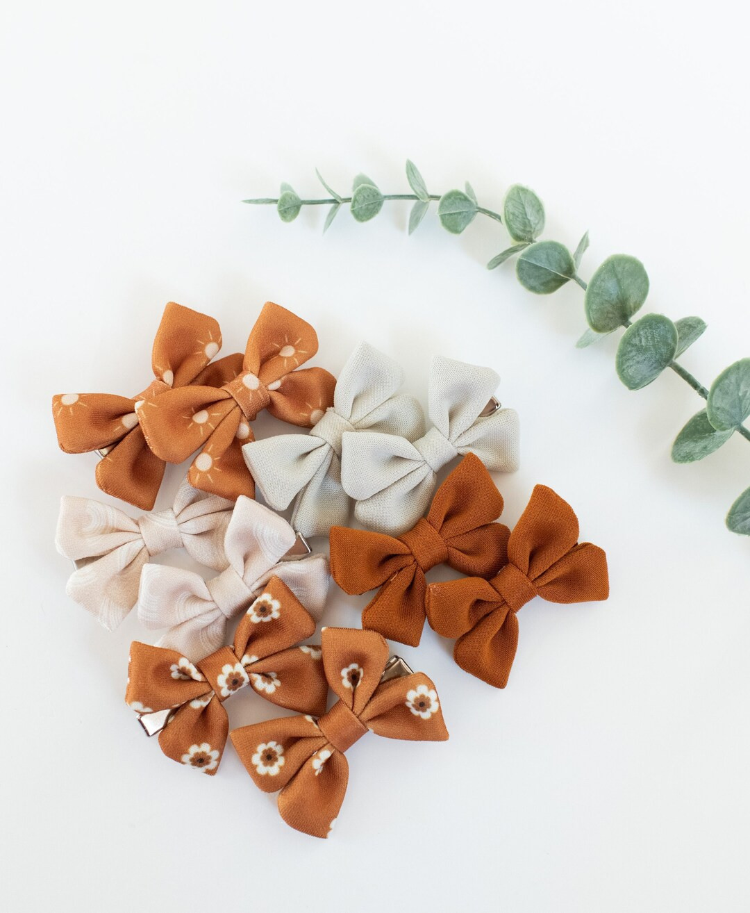 5 Sets Baby Bow Clips - baby bows, baby girl bow, little girl bow, bow set, toddler hair bow, bab... | Etsy (US)